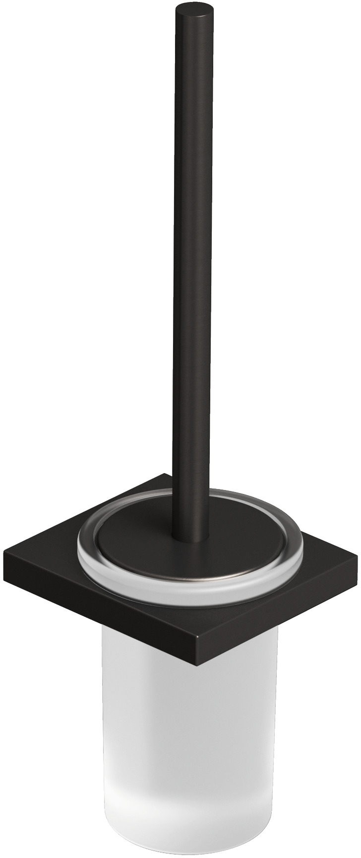 Kludi Vela C brosse wc avec manche à visser noir 31974N2