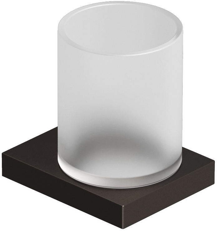 Kludi Vela C gobelet pour brosse à dents blanc-noir 31975N2