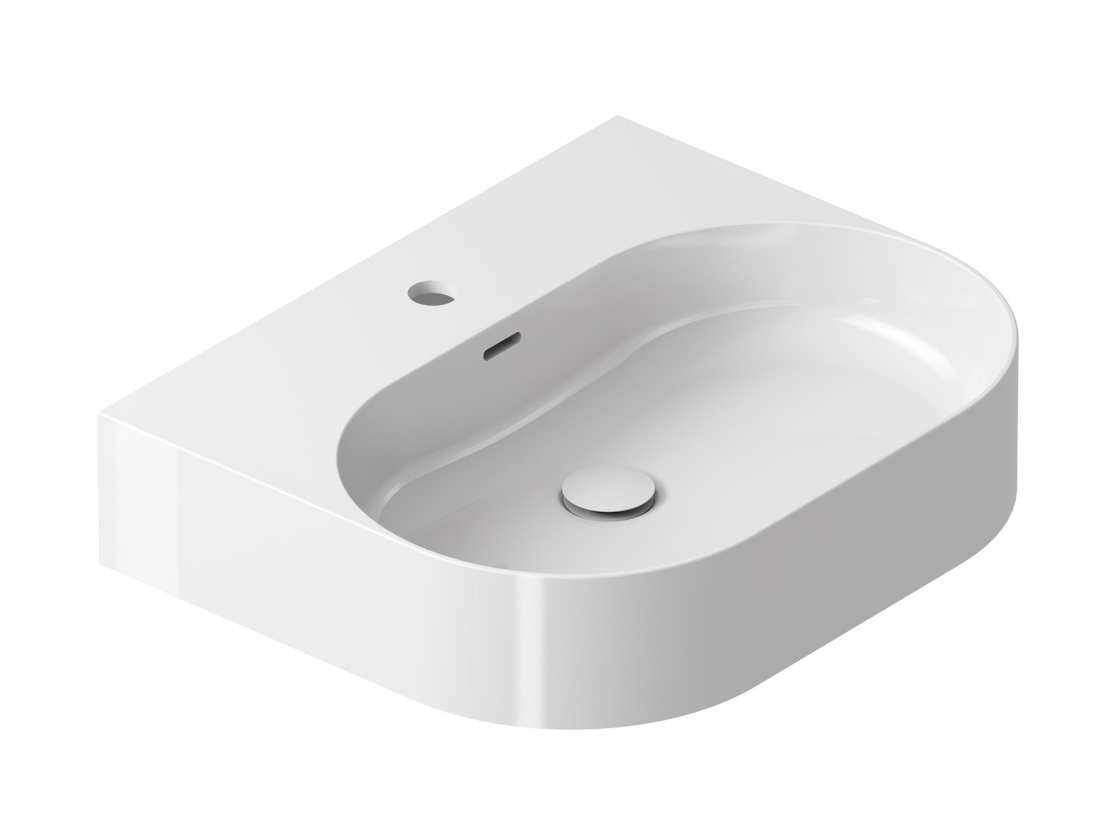 Ravak Ceramic lavabo 55.3x45.2 cm rectangulaire classique blanc XJX01155008