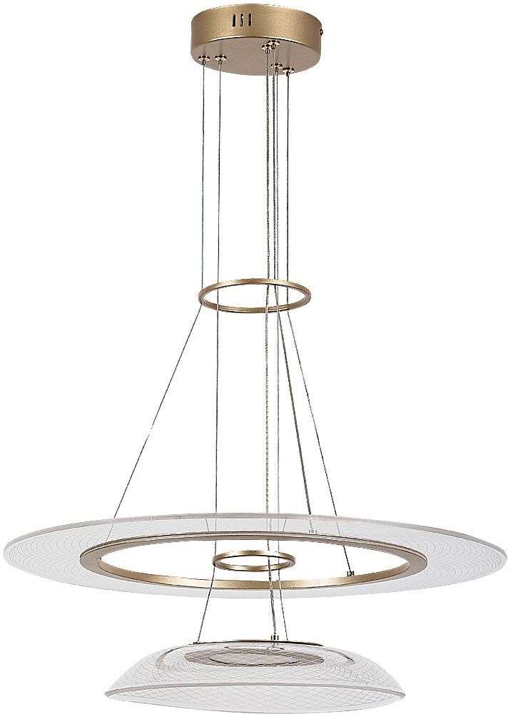 Rabalux Zofrael lampe suspendue 2x36 W doré 72412