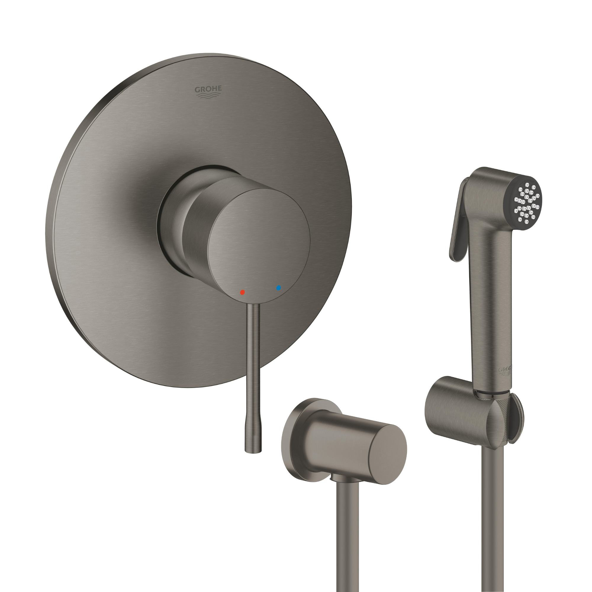 Set mitigeur de douche Grohe Essence 24057AL1, kit de douchette bidet Grohe Tempesta 27513AL1, 27057AL0