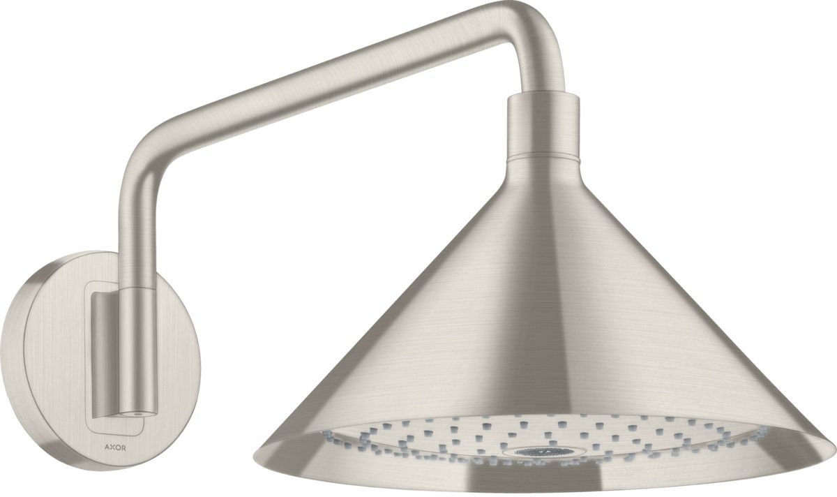 Axor Front douche à effet de pluie 27.9x27.9 cm acier 26021800
