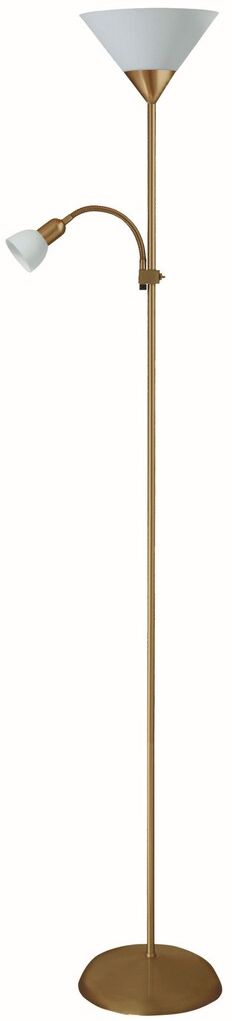 Rabalux Action lampadaire 2x100 W blanc-marron 4065