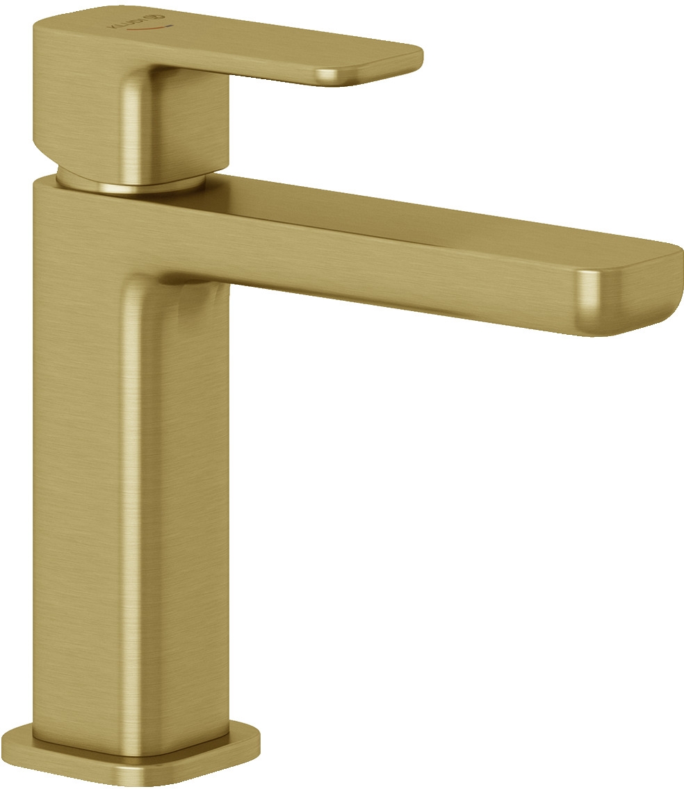 Kludi Renon mitigeur de lavabo sur pied doré 42289N075