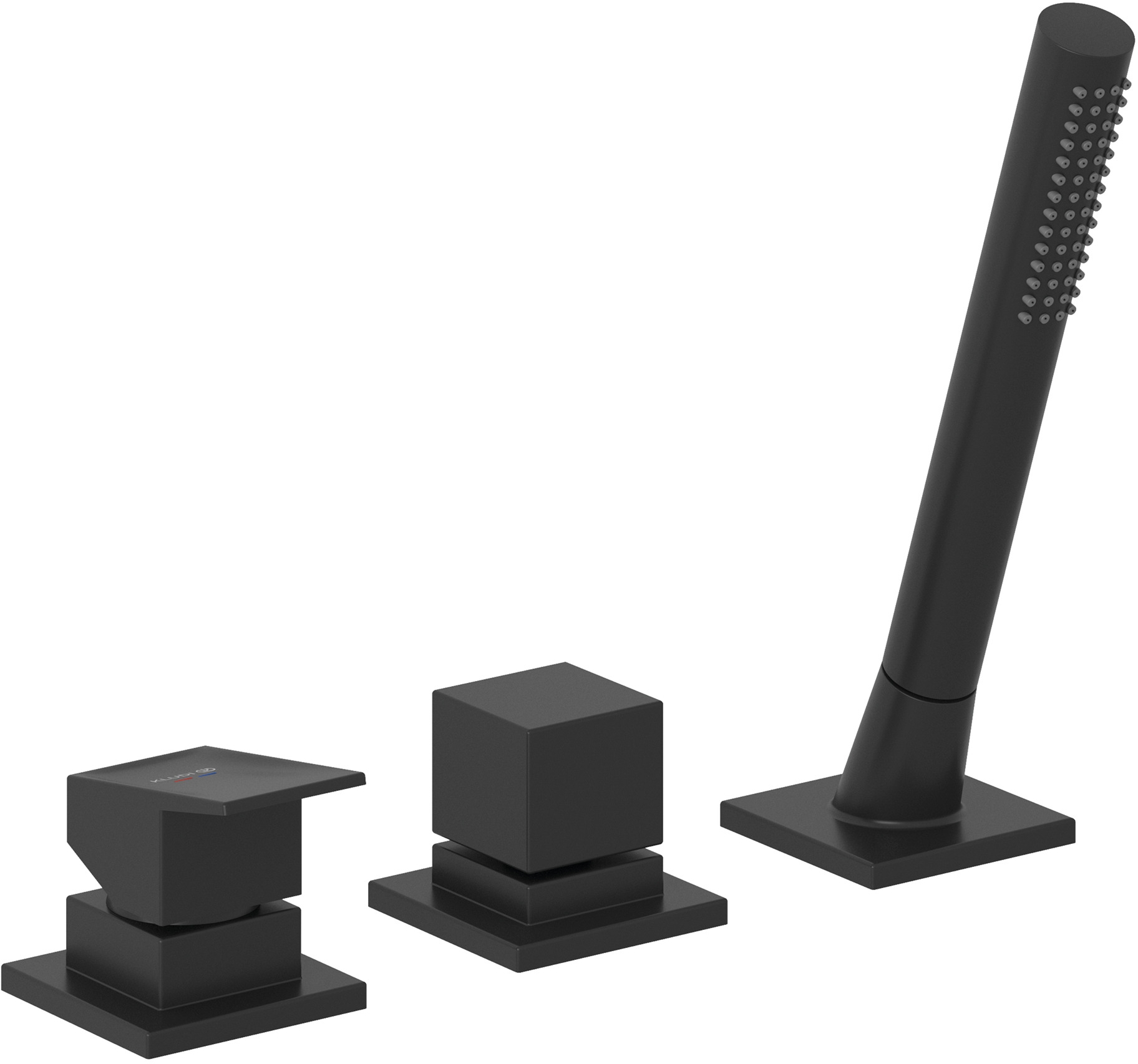 Kludi Decus mitigeur bain-douche pour baignoire noir 544473975