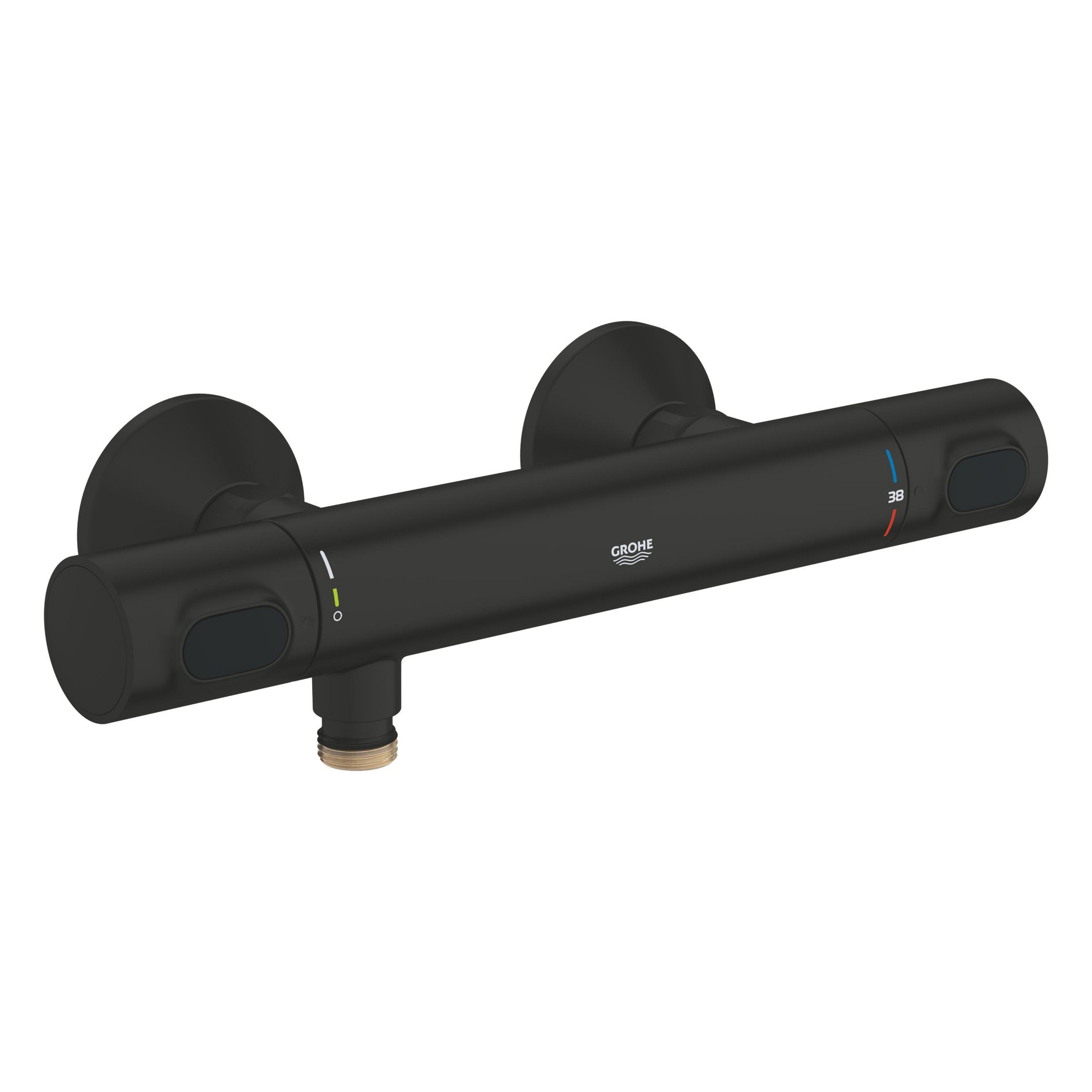 Grohe Precision Flow mitigeur de douche murale oui noir 348402430