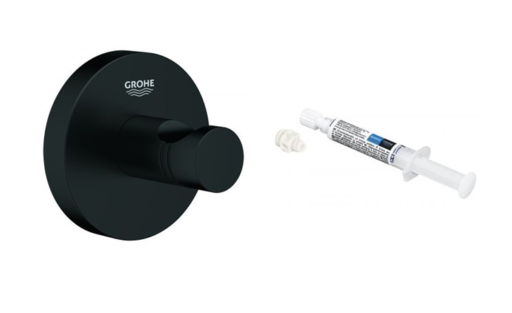 Set porte-serviettes Grohe Start 411732430, colle Grohe QuickGlue 41127000