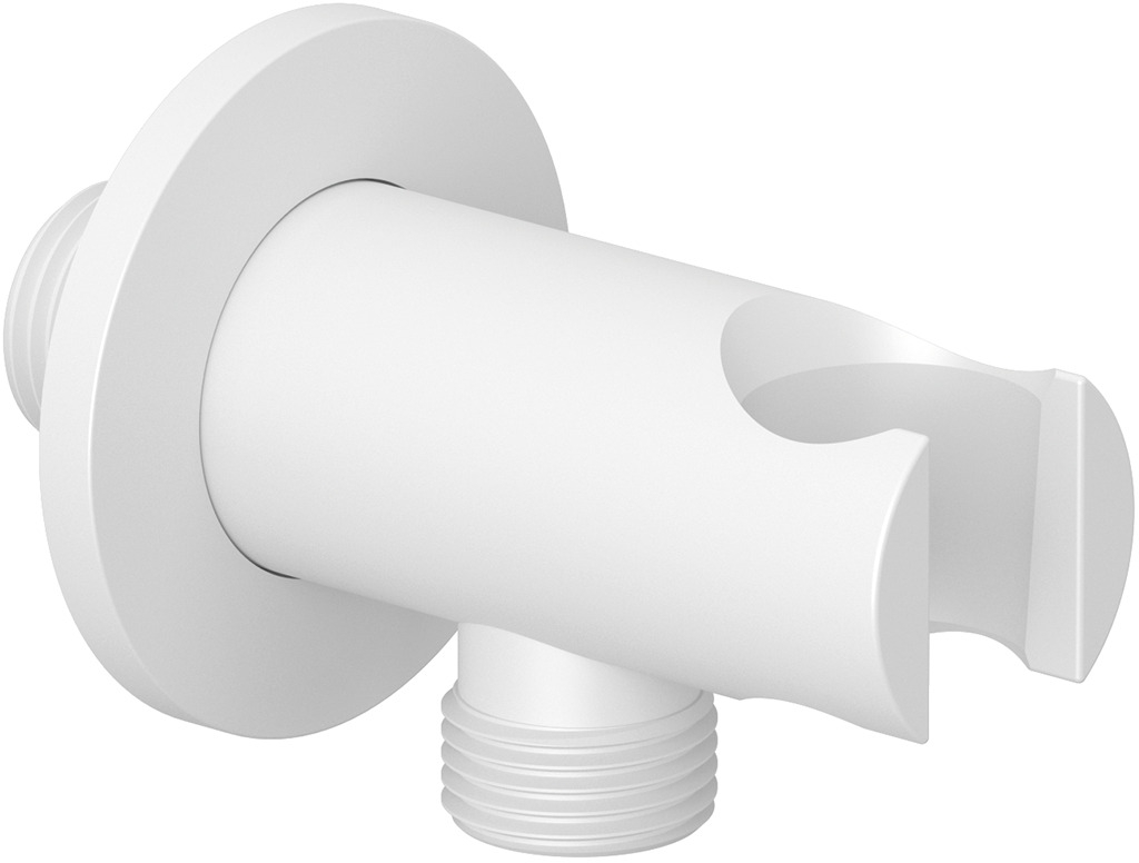 Kludi A-QA raccord coudé avec support blanc 6556753-00