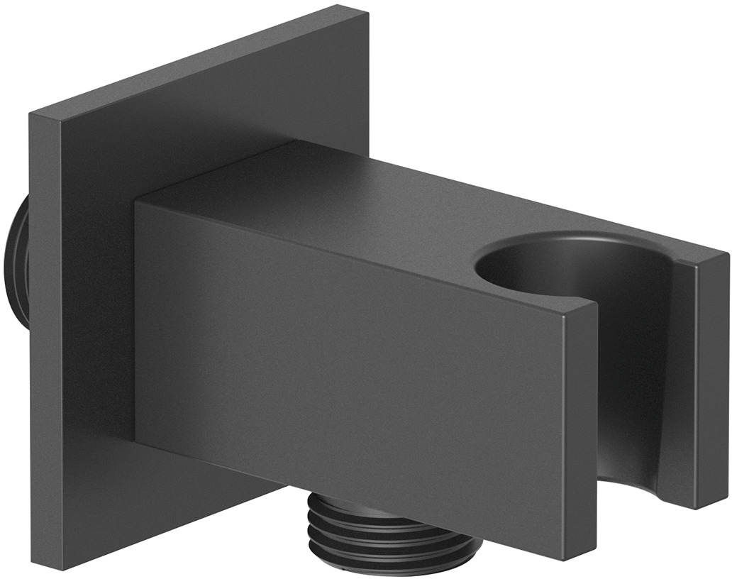 Kludi A-QA raccord coudé avec support noir 6556939-00