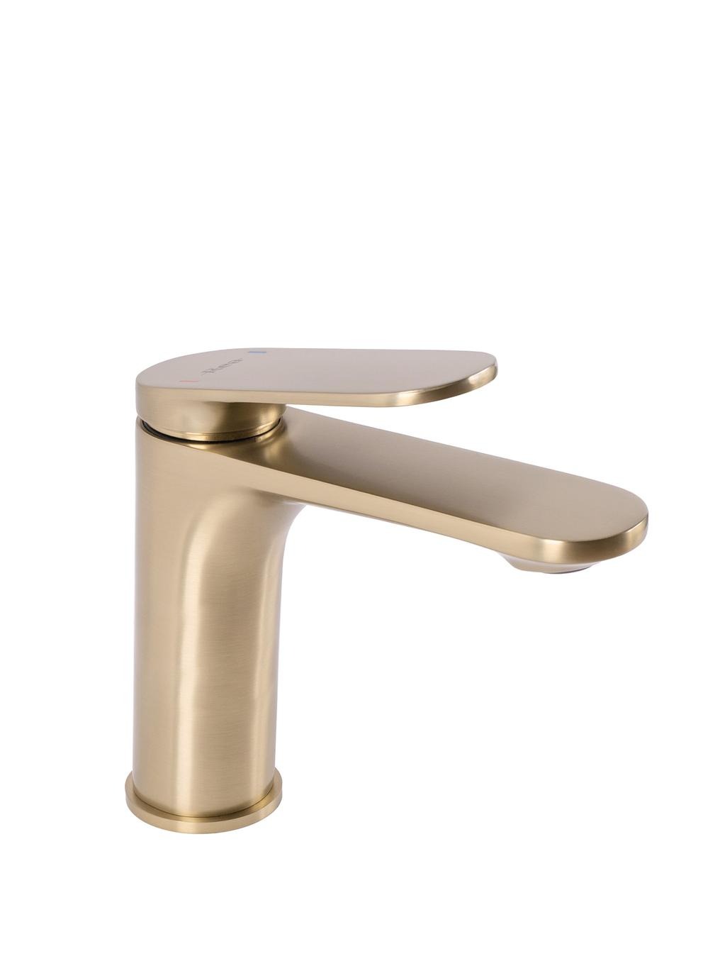 Rea Marco mitigeur de lavabo sur pied doré REA-B4897