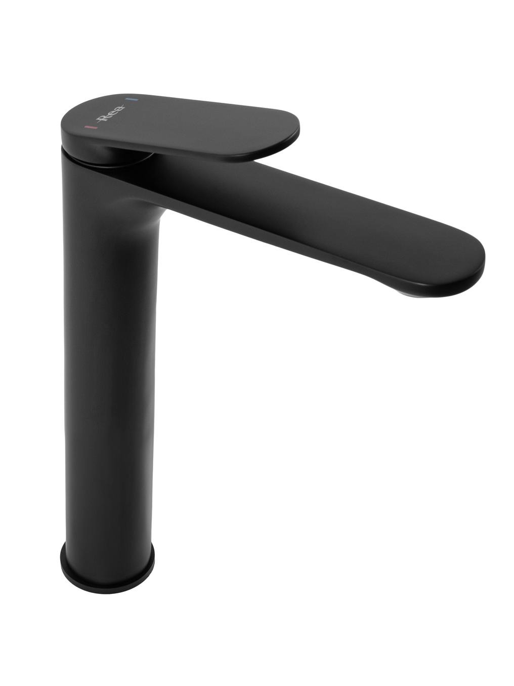Rea Marco mitigeur de lavabo sur pied noir REA-B4896
