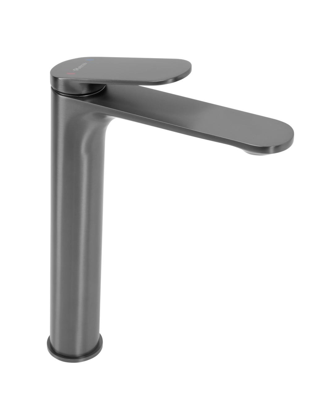 Rea Marco mitigeur de lavabo sur pied graphite REA-B5062