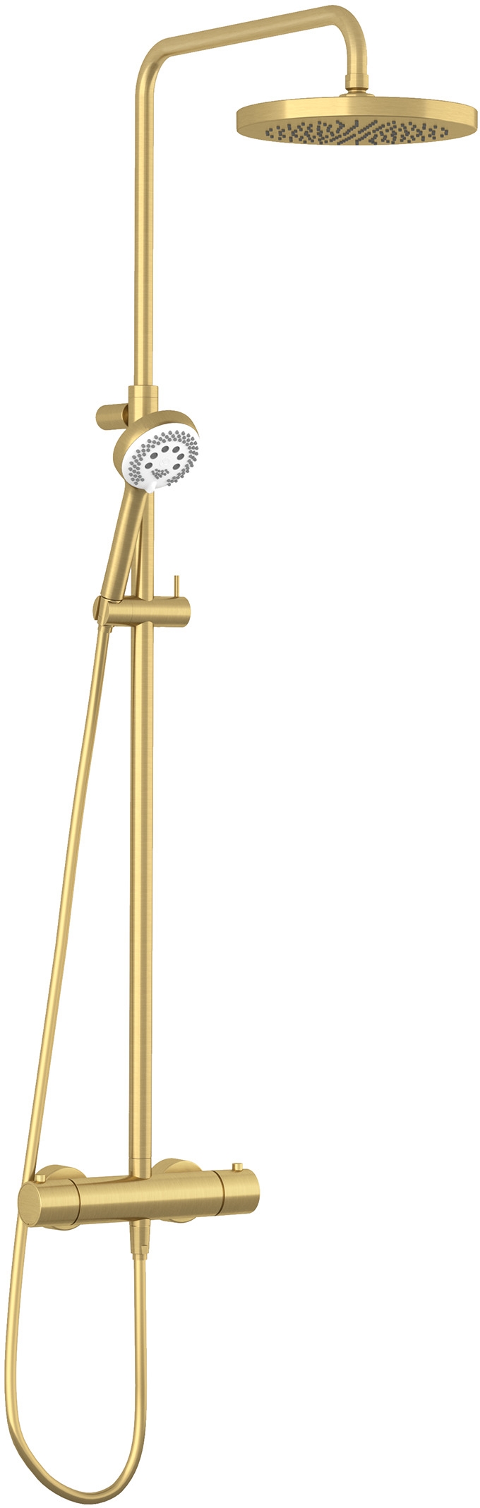 Kludi Logo Neo ensemble de douche mural avec thermostat oui doré 68082N0-00