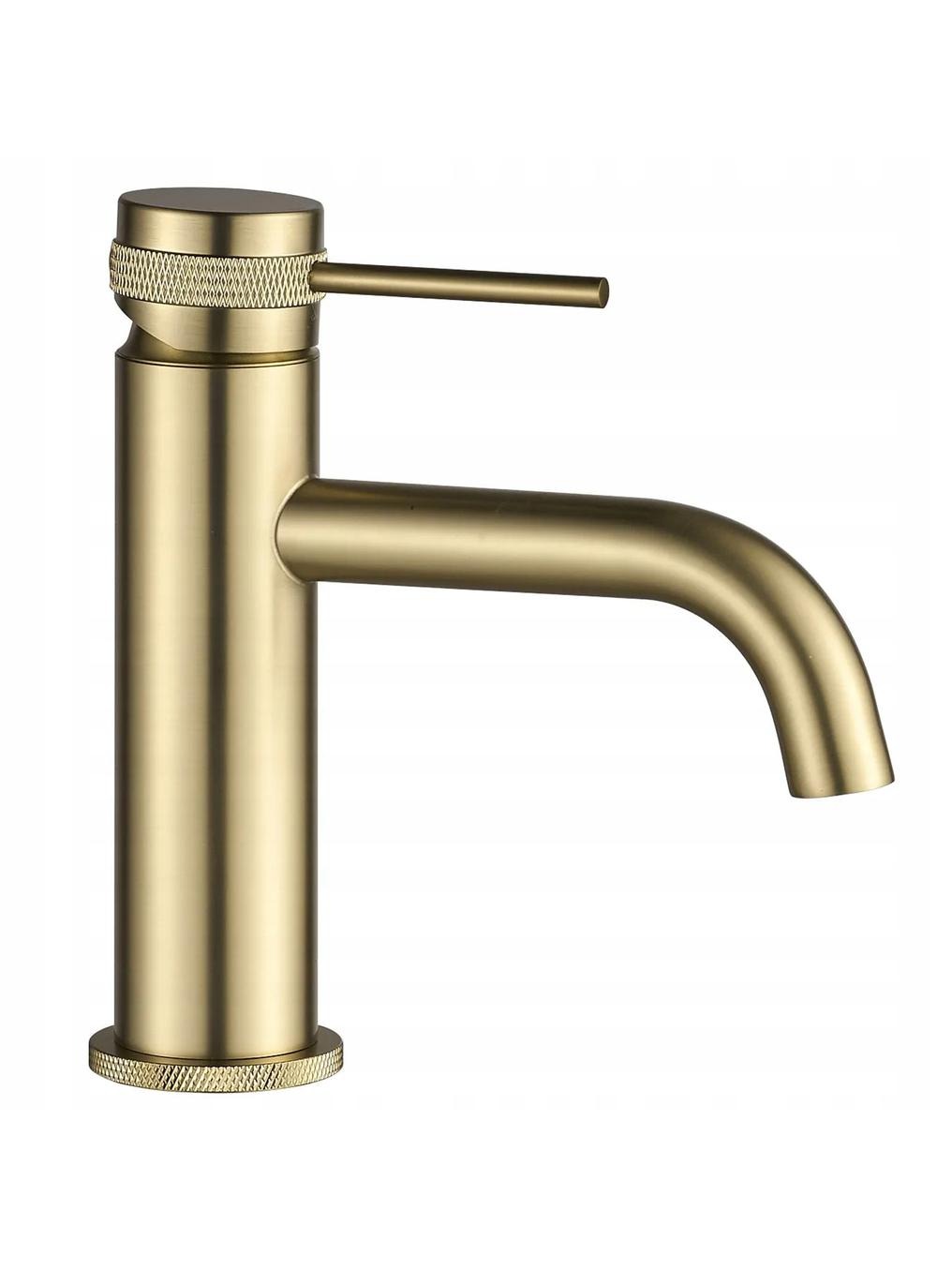 Rea Lungo Grip mitigeur de lavabo sur pied doré REA-B6950