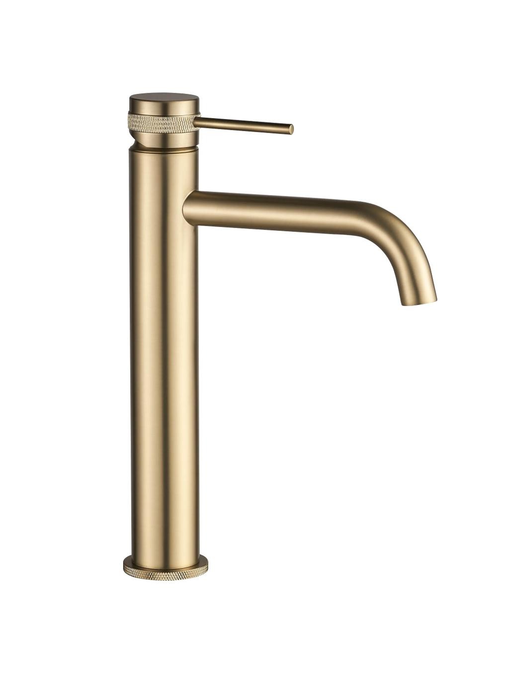 Rea Lungo Grip mitigeur de lavabo sur pied doré REA-B6896