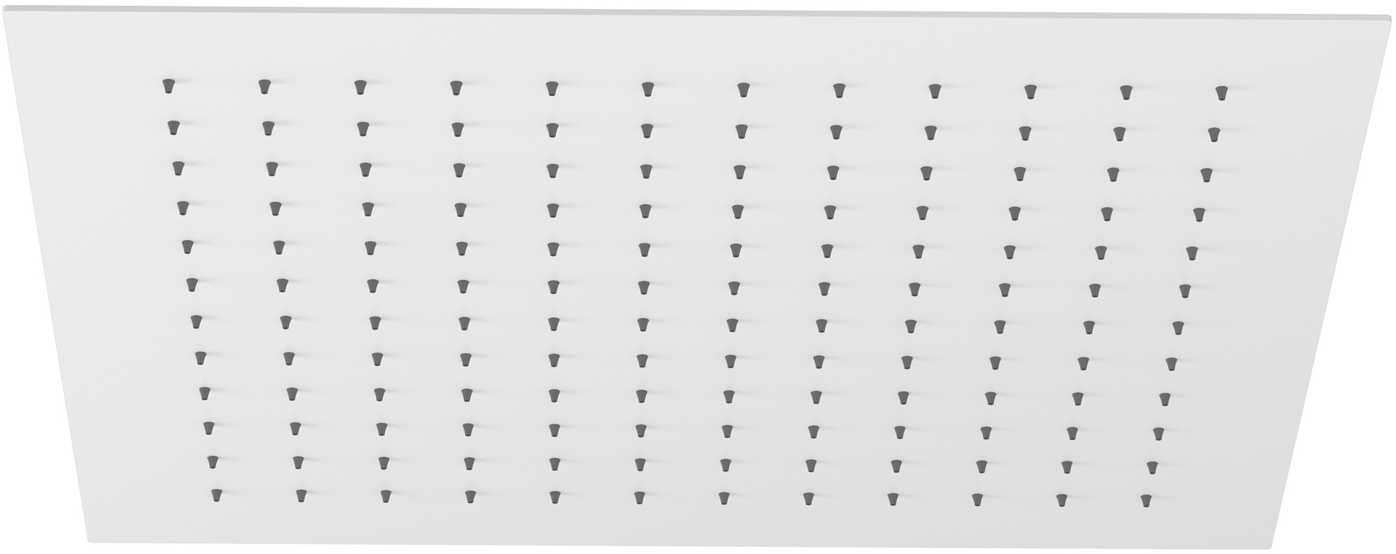 Kludi Asana douche à effet de pluie 44x44 cm carrée blanc 6941053-00