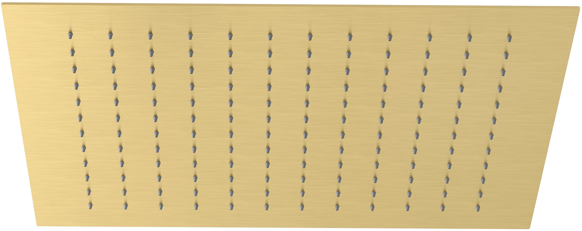 Kludi Asana douche à effet de pluie 44x44 cm carrée doré 69410N0-00