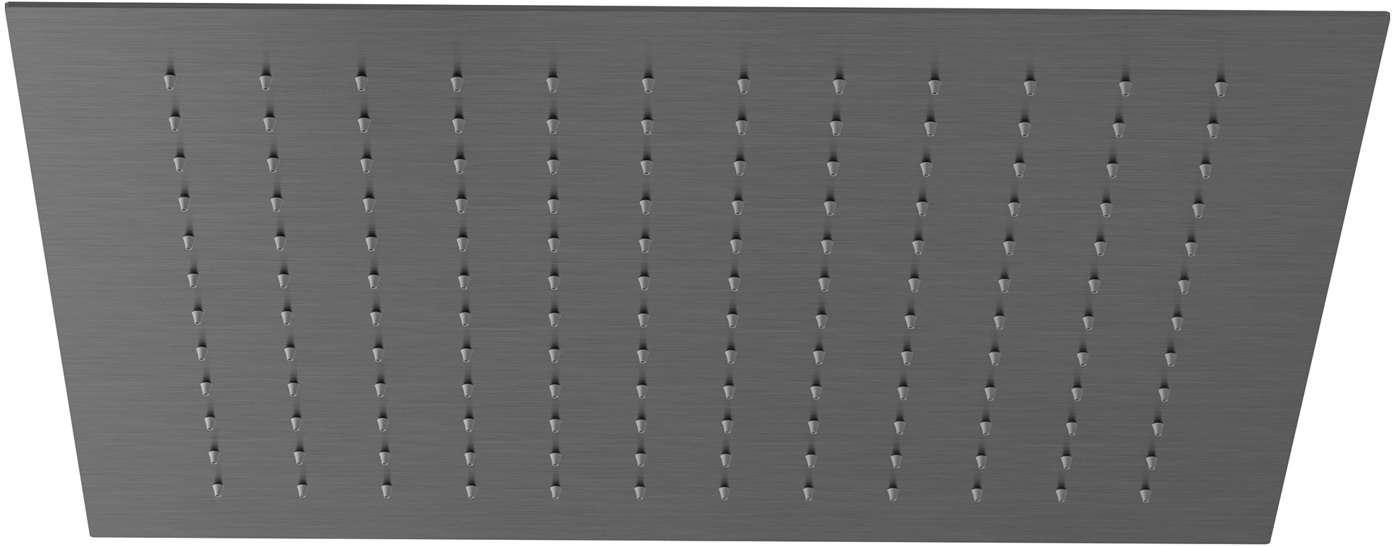 Kludi Asana douche à effet de pluie 44x44 cm carrée noir 69410N2-00