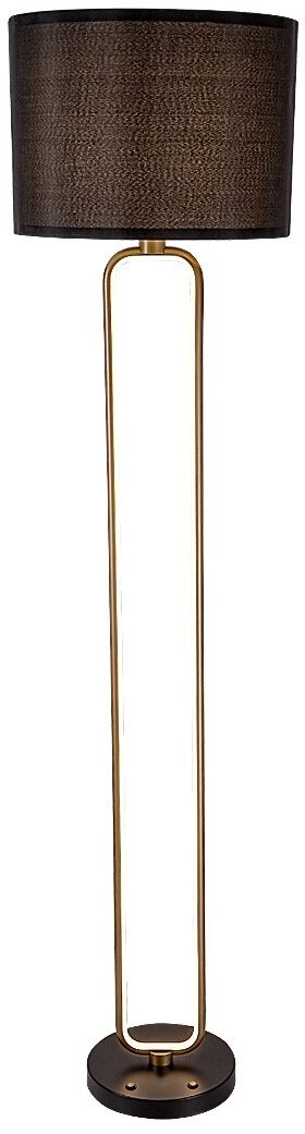 Rabalux Domiro lampadaire 1x60 W noir-doré 74043