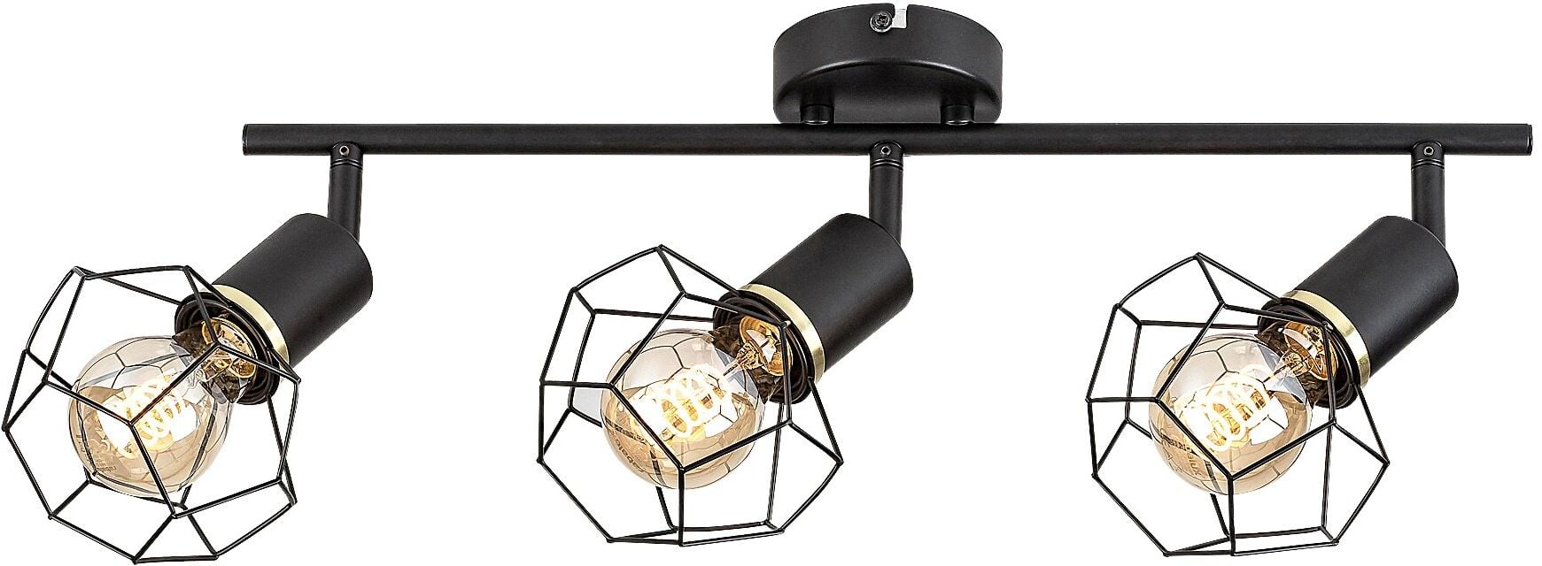 Rabalux Fran plafonnier 3x40 W noir 71067