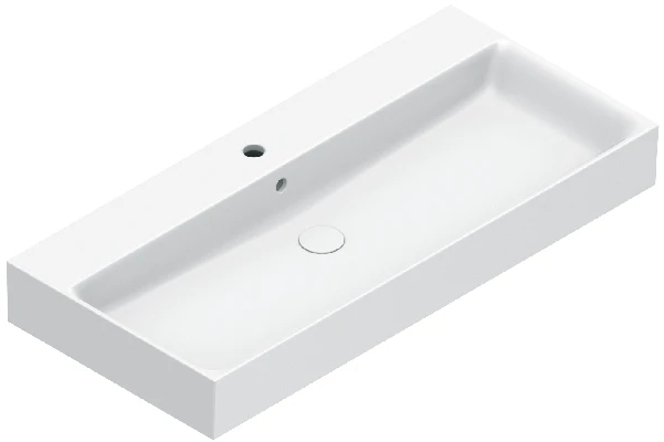 Catalano New Premium lavabo 100x47 cm rectangulaire classique-de meuble blanc brillant 0221001001
