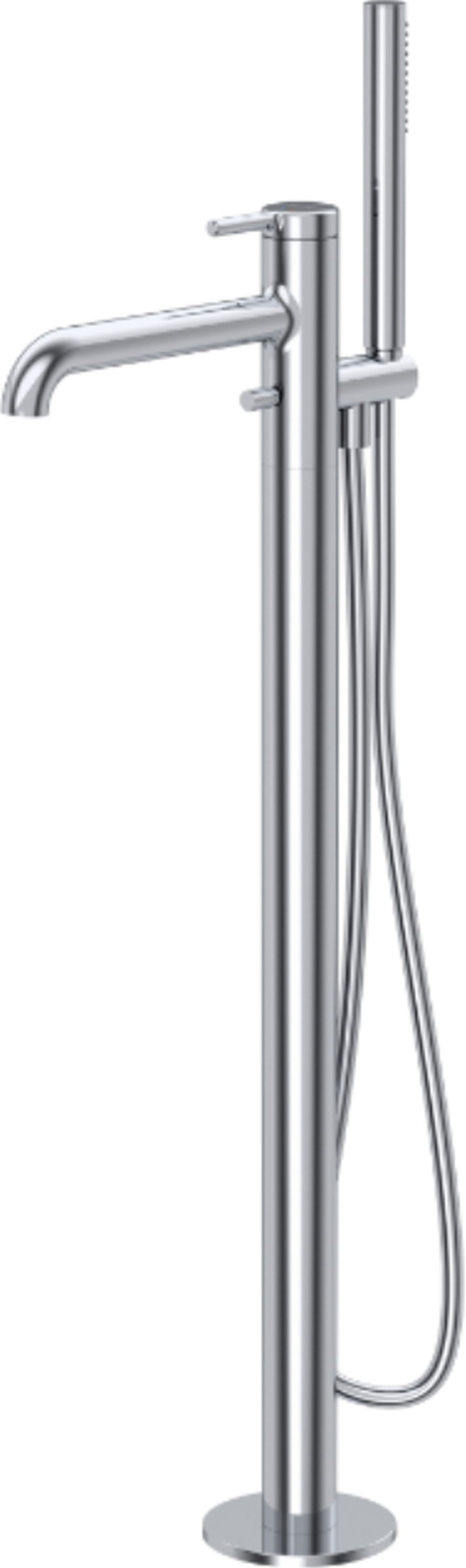 Excellent Delta Pi mitigeur bain-douche autoportante chrome AREX.1254CR