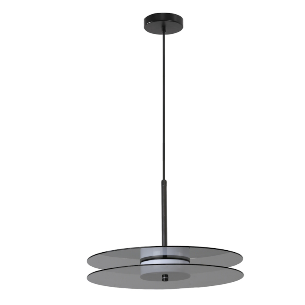 Light Prestige Casy lampe suspendue 1x8 W fumé LP-3176/1P L SM