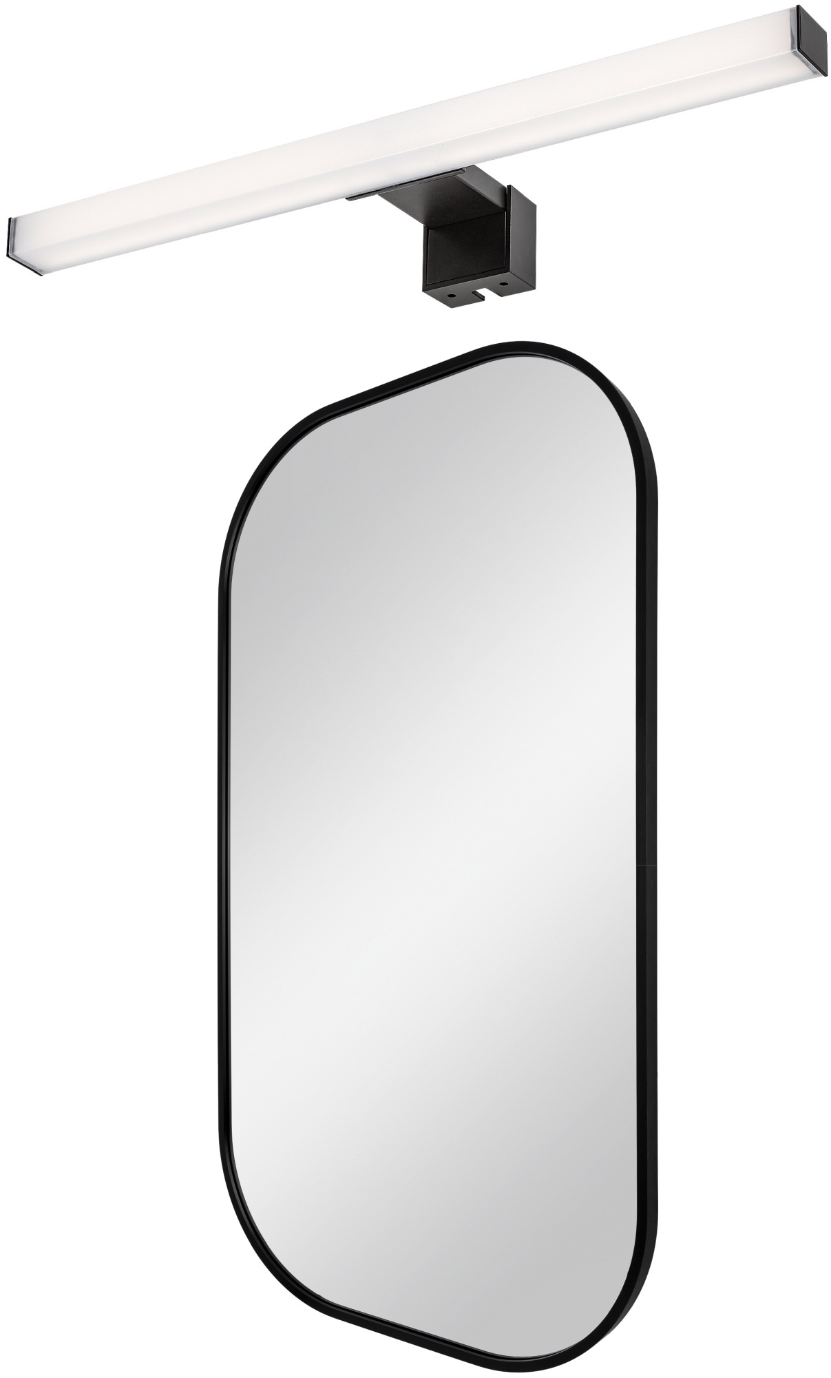 Set miroir Dubiel Vitrum Luis 5905241012834, applique murale Rabalux Oliro 75051