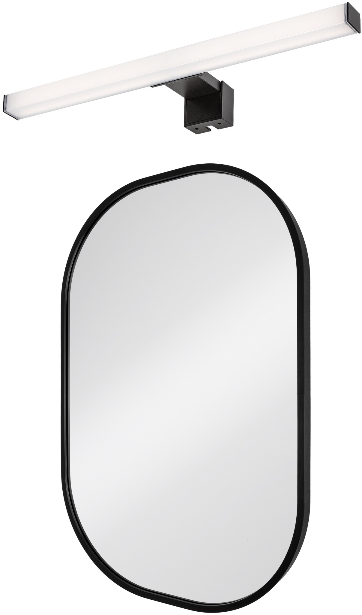 Set miroir Dubiel Vitrum Luis 5905241012827, applique murale Rabalux Oliro 75051