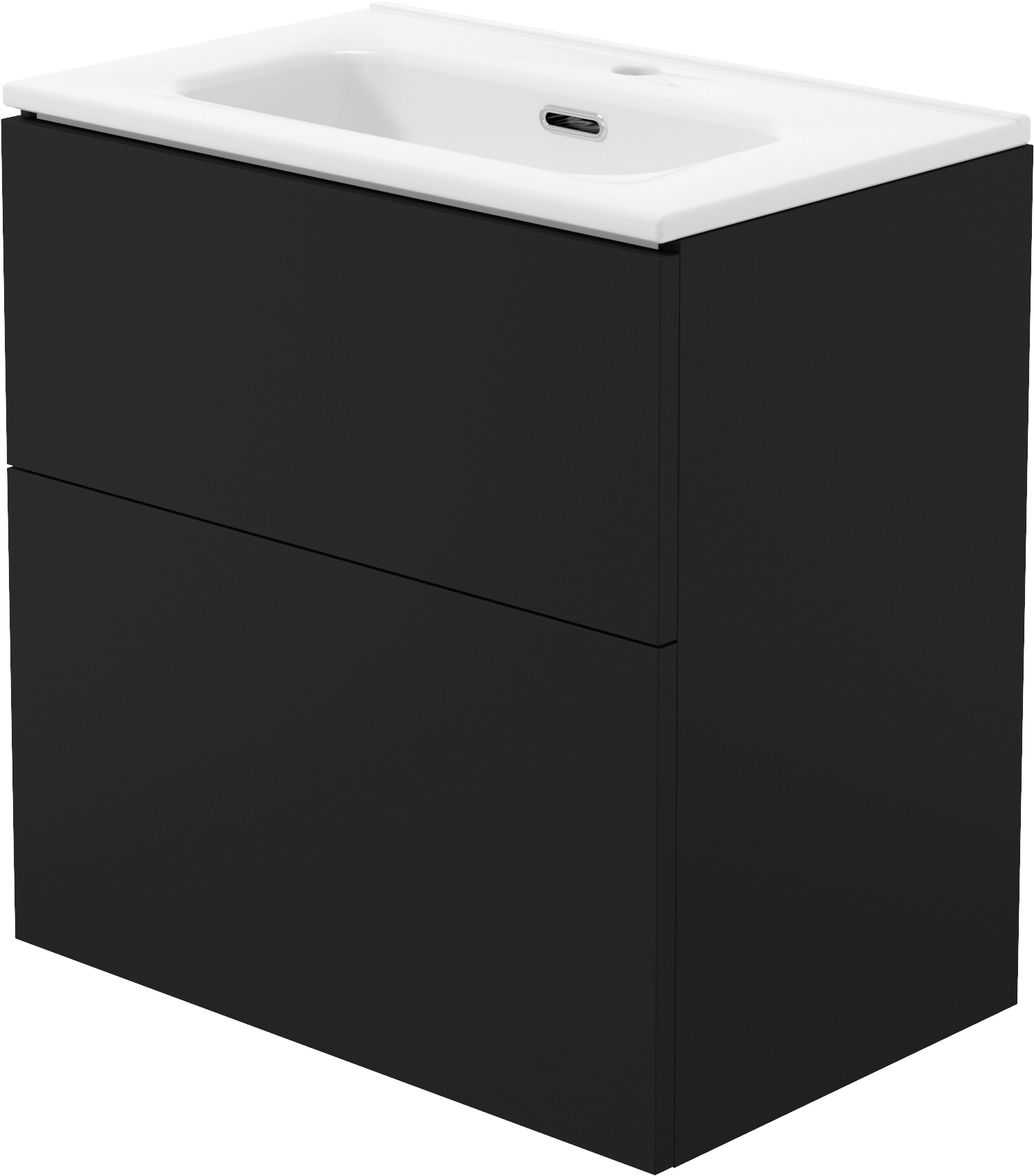 Deante Prizma lavabo avec meuble 60 cm noire STNU6U6U6M