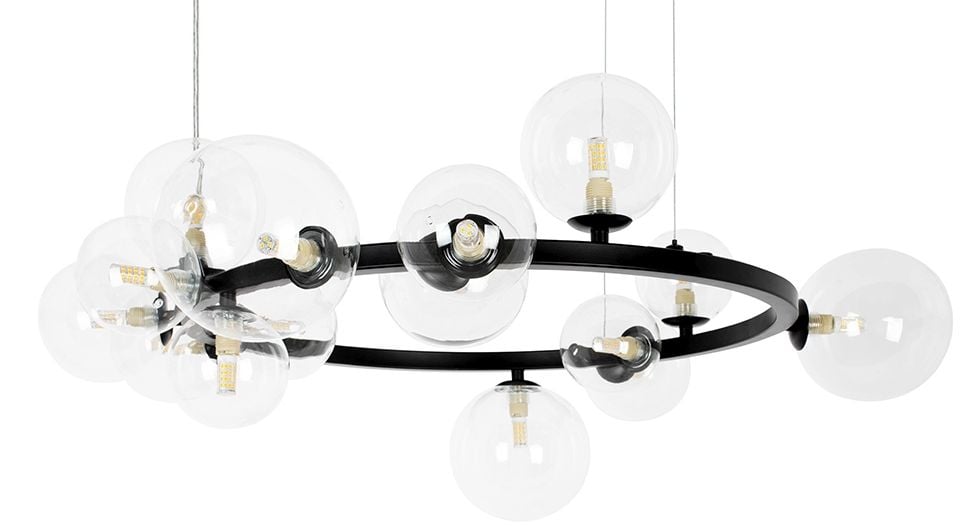 Moosee Alure lampe suspendue x5 W blanc-noir MSE010100283
