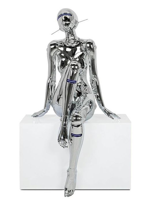 Moosee Cyber Woman lampadaire x4 W chrome MSE1501100512