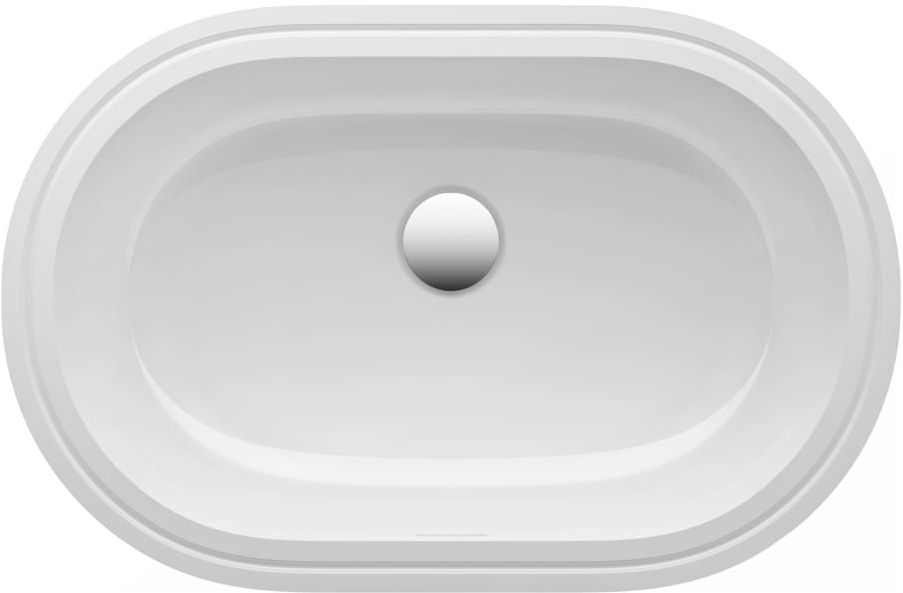 Laufen Savoy lavabo 51x31 cm ovale sous plan blanc brillant H8189450001551