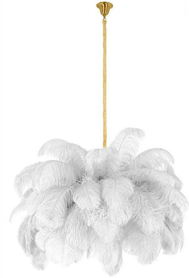 Moosee Tiffany lampe suspendue x40 W blanc-doré MSE1501100525