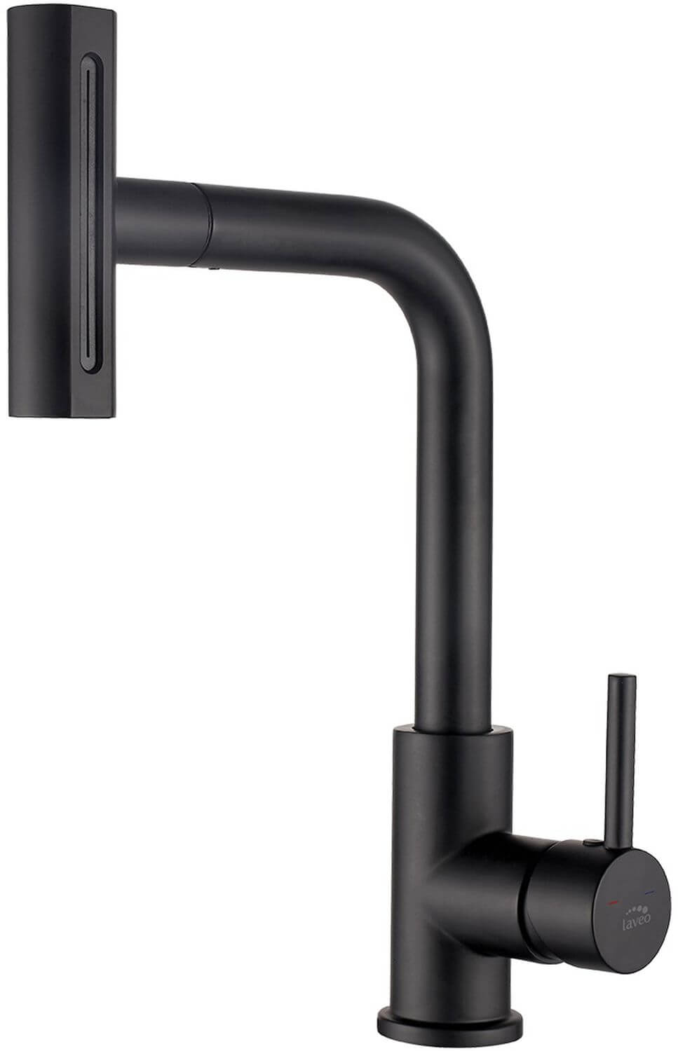 Laveo Rotaro mitigeur de cuisine sur pied noir BLR769D