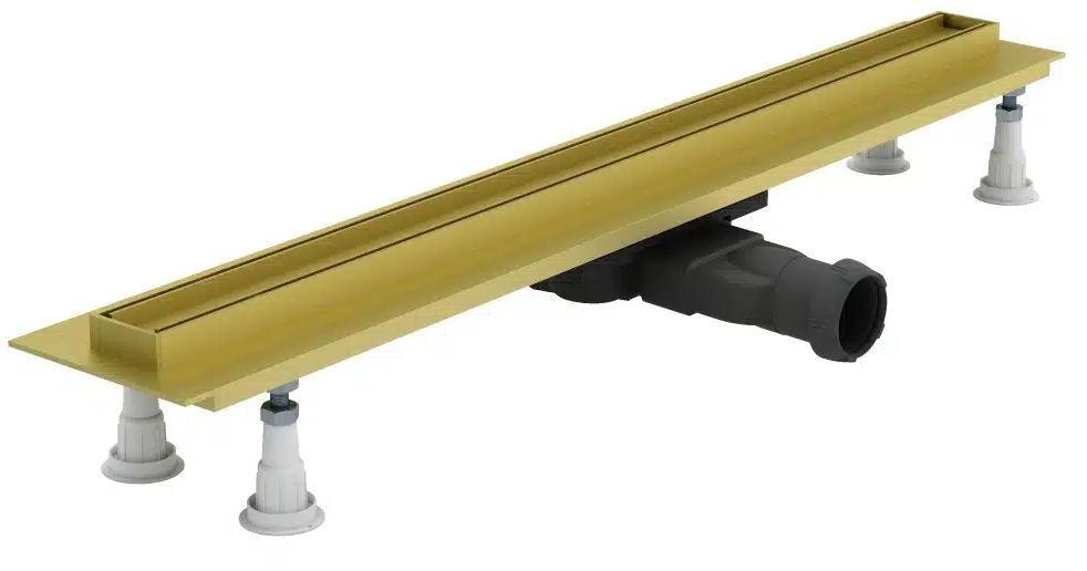 Schedline Slight Line drain de douche 80 cm doré SOLPLZ-80035LOW