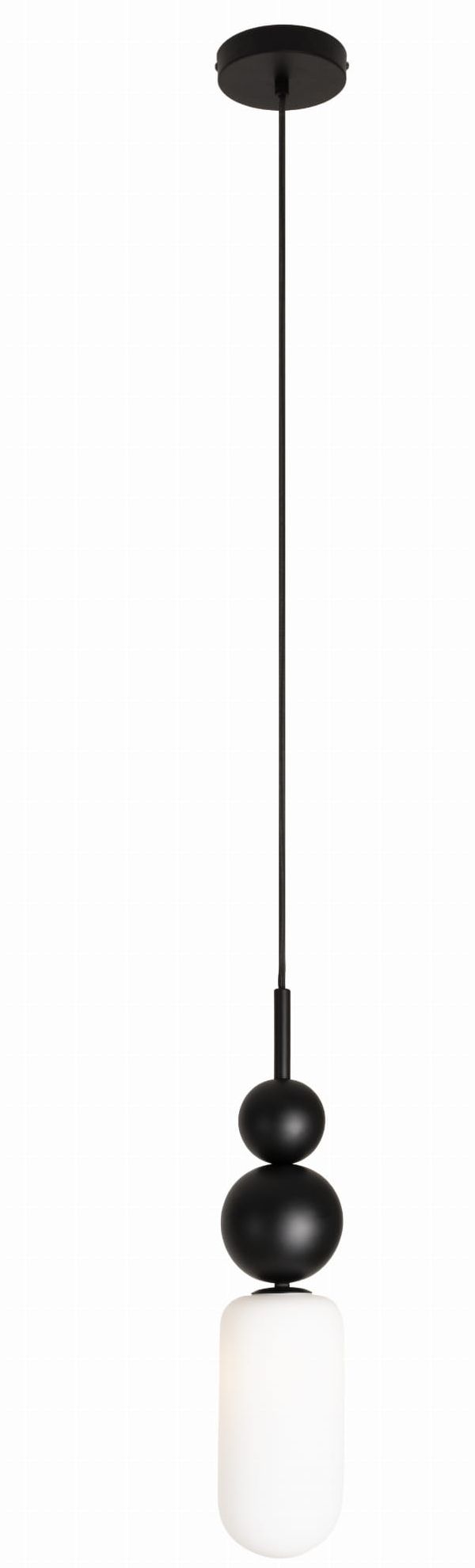 MaxLight Nova lampe suspendue 1x7 W blanc-noir P0641