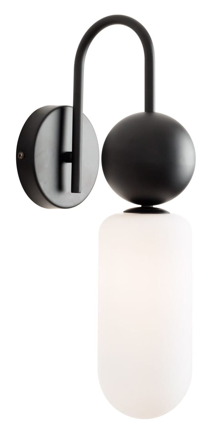 MaxLight Nova applique murale 1x7 W blanc-noir W0381