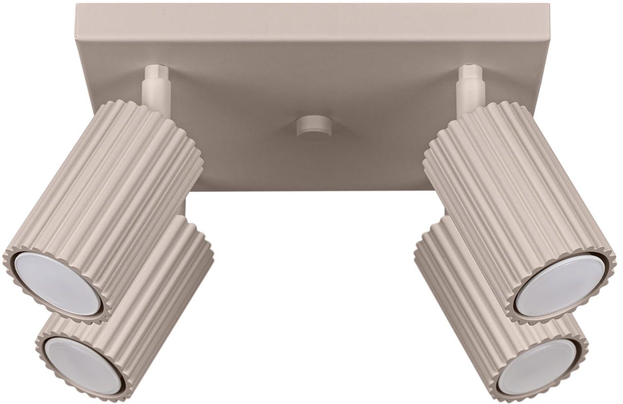 Sollux Lighting Karbon plafonnier 4x10 W gris SL.1769