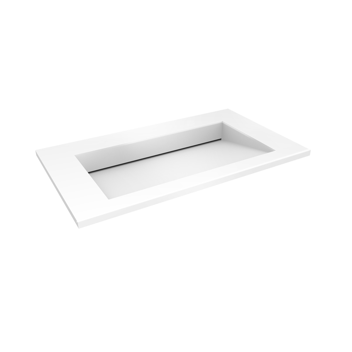 Oltens Stila lavabo 120x45 cm rectangulaire de meuble blanc 40204000