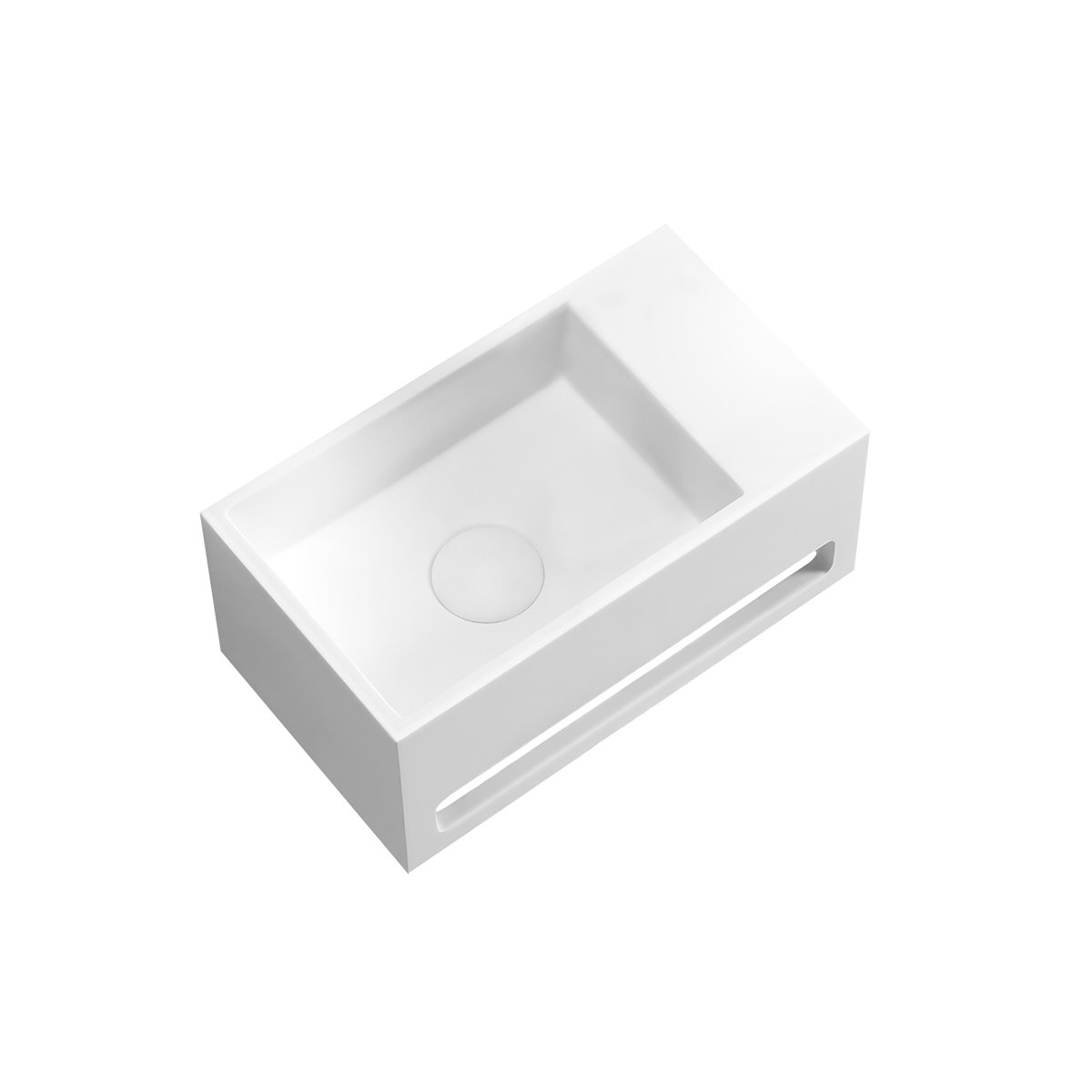 Oltens Fri lavabo 35.5x20 cm rectangulaire classique blanc 40007000