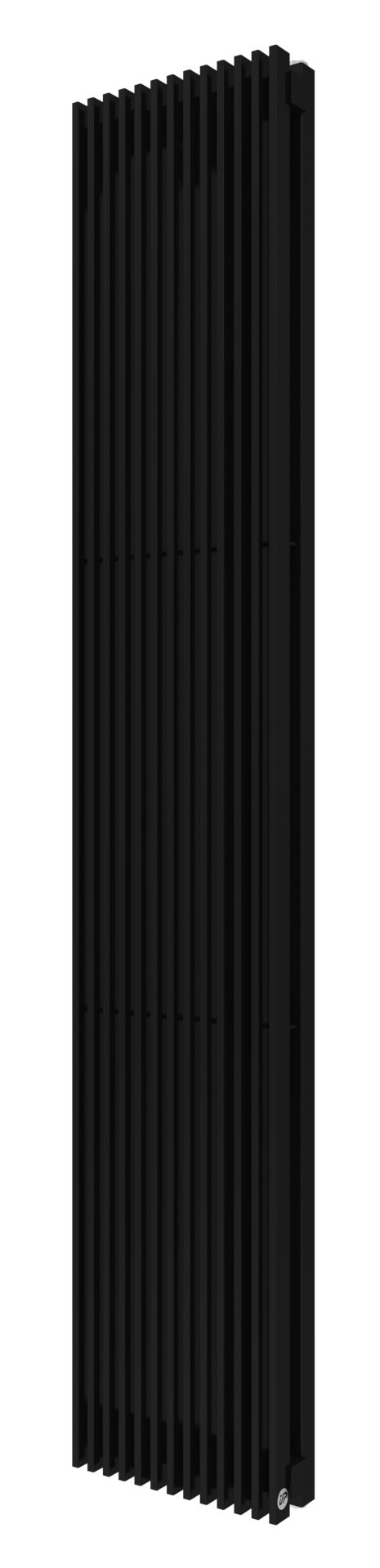 Instal Projekt Afro New 2 radiateur d’intérieur 160x62.5 cm podłączenie inférieur noir AFRN2-160/28C31