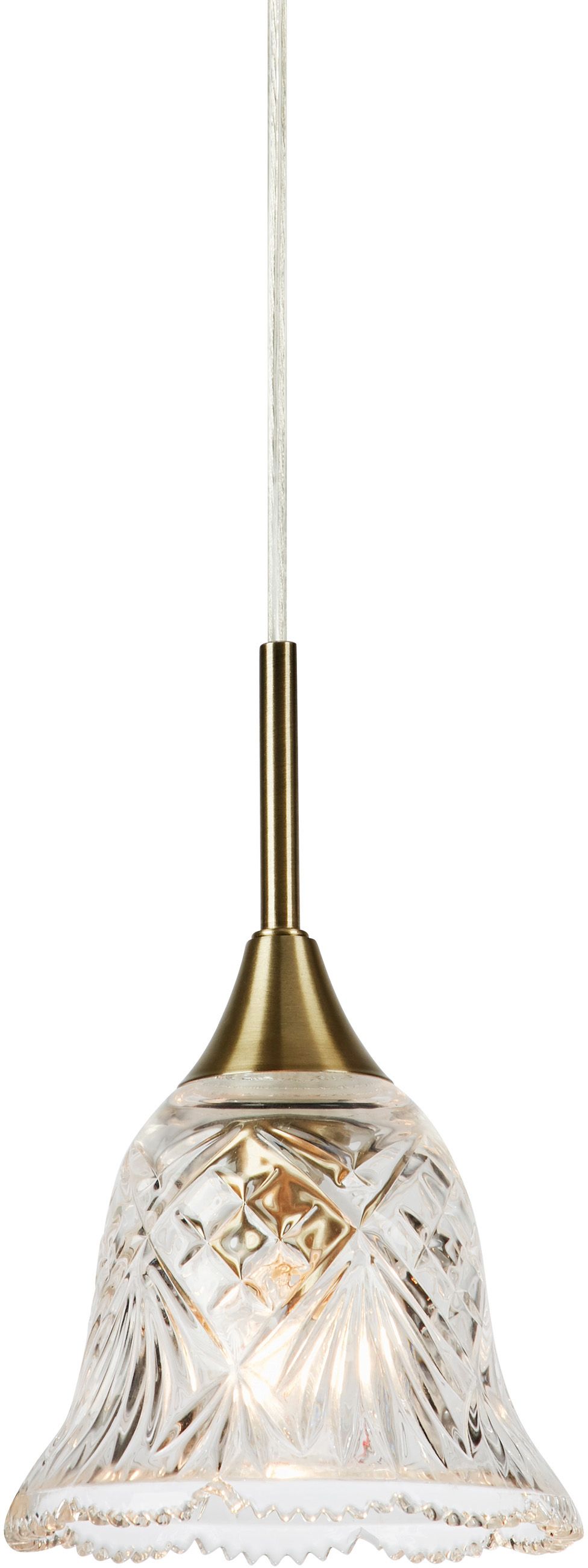 Markslöjd Luna lampe suspendue 1x40 W laiton 109011