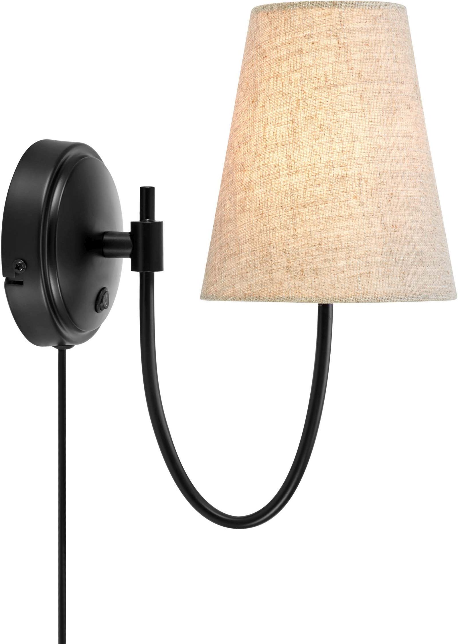 Markslöjd Amar applique murale 1x40 W noir-beige 108907