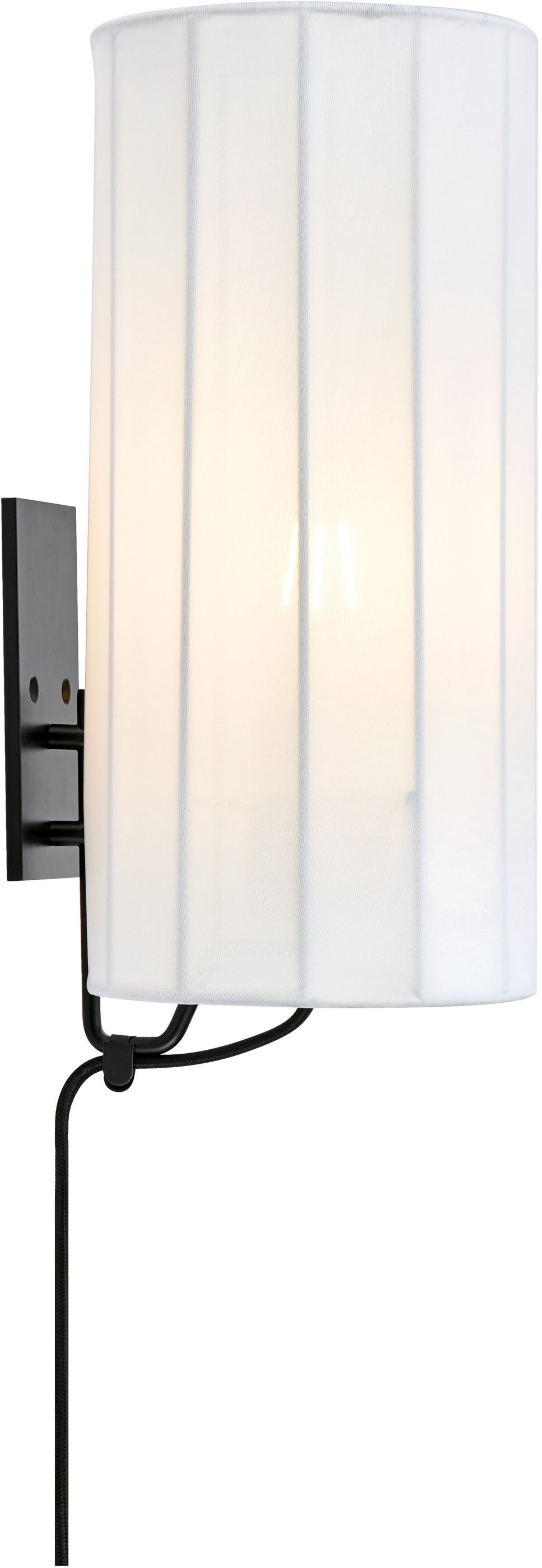 Markslöjd Hikari applique murale 1x60 W blanc-noir 108960