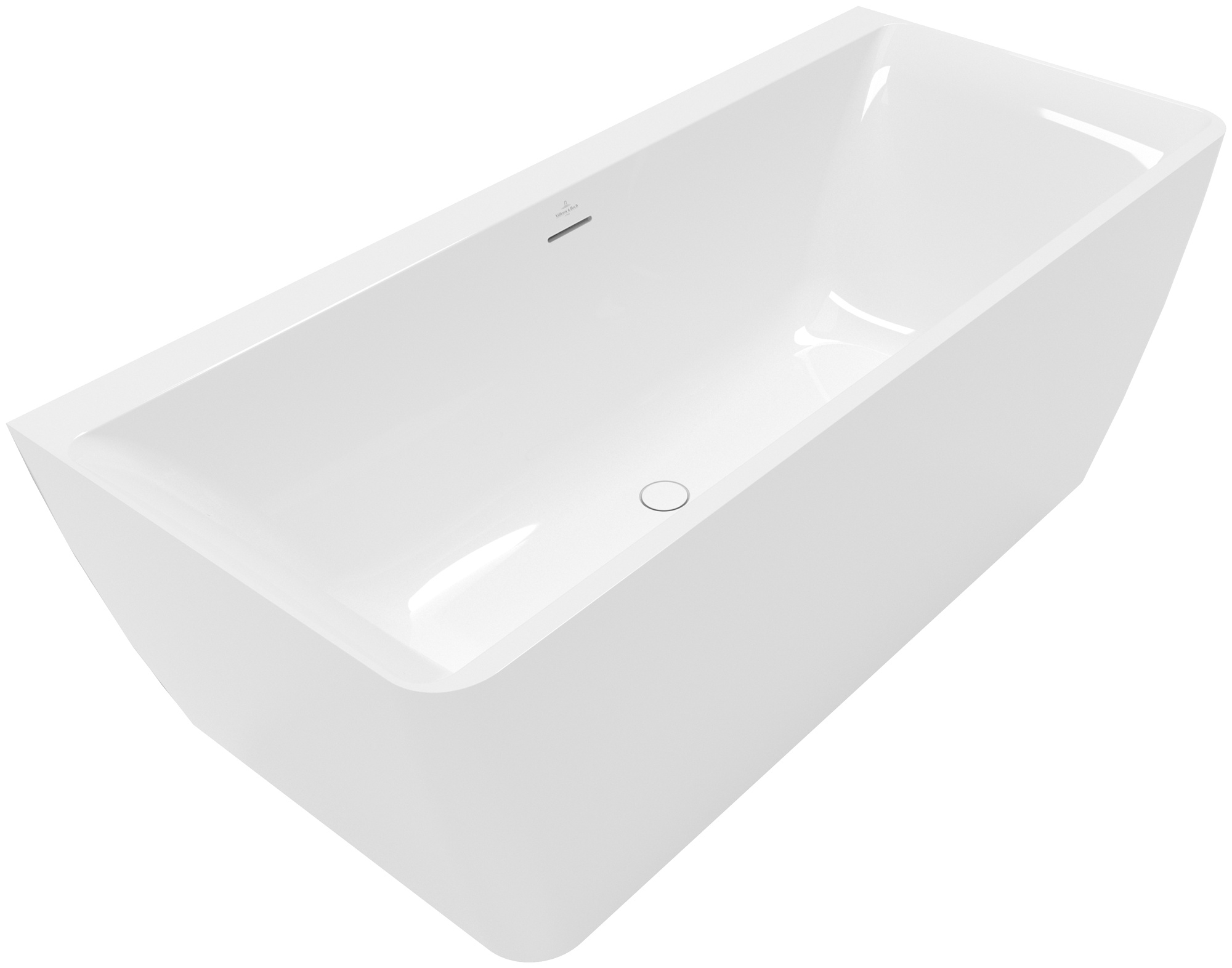Villeroy & Boch Subway 3.0 baignoire murale 180x80 cm rectangulaire blanc UBQ180SBW9CS00TV01