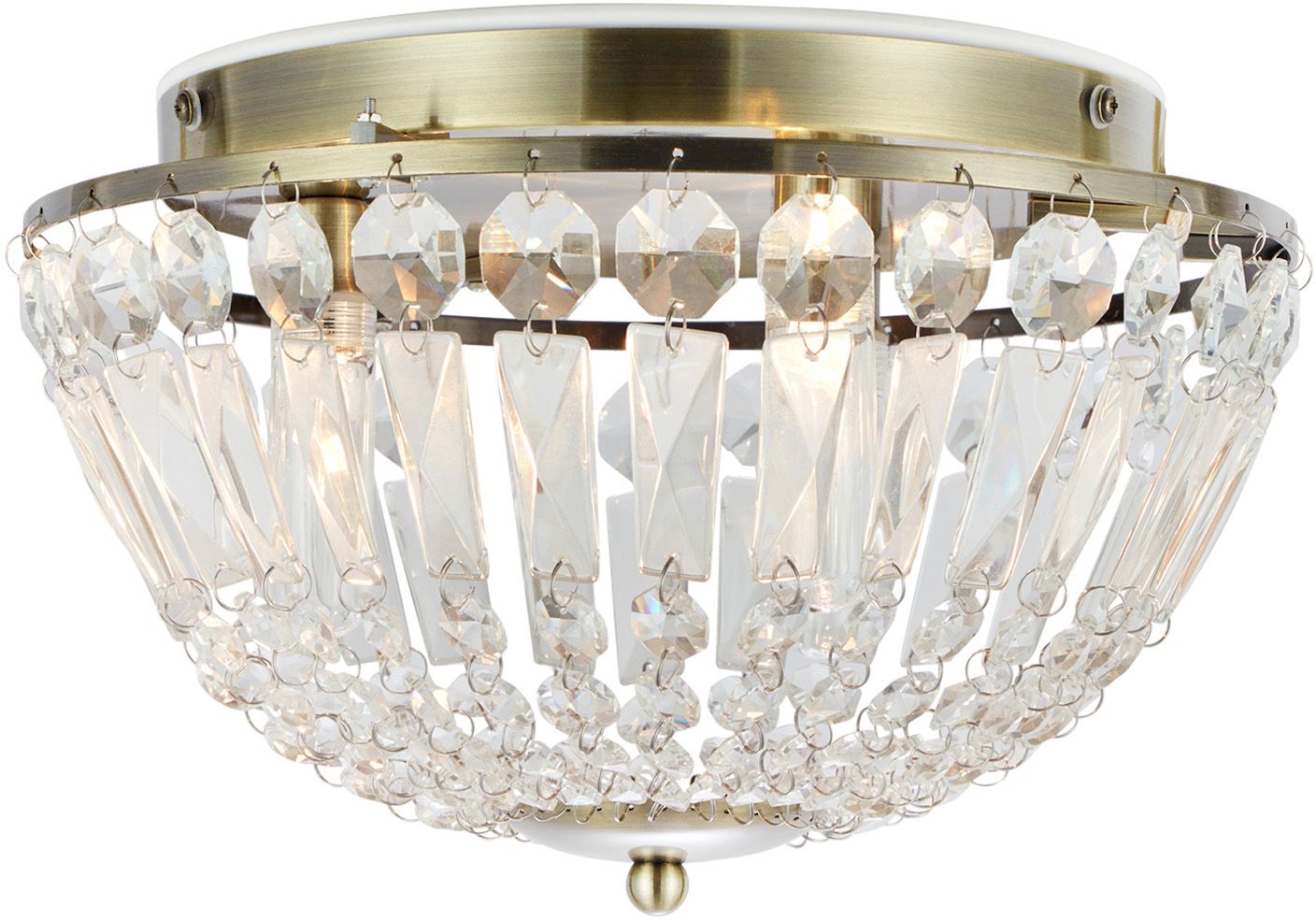 Markslöjd Estelle plafonnier 3x20 W laiton-transparent 109031