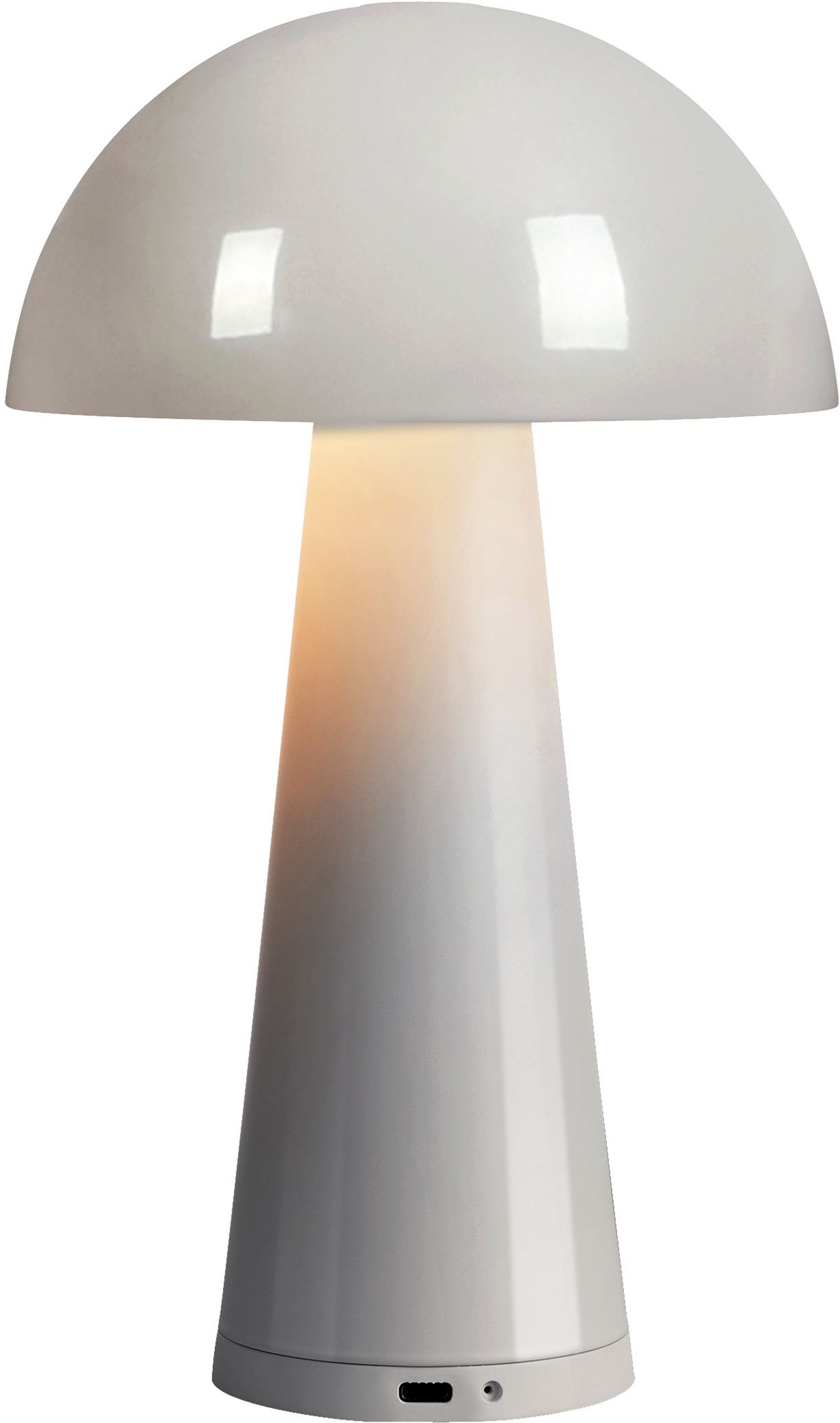 Markslöjd Fungi lampe de table 1x1.5 W gris 108950