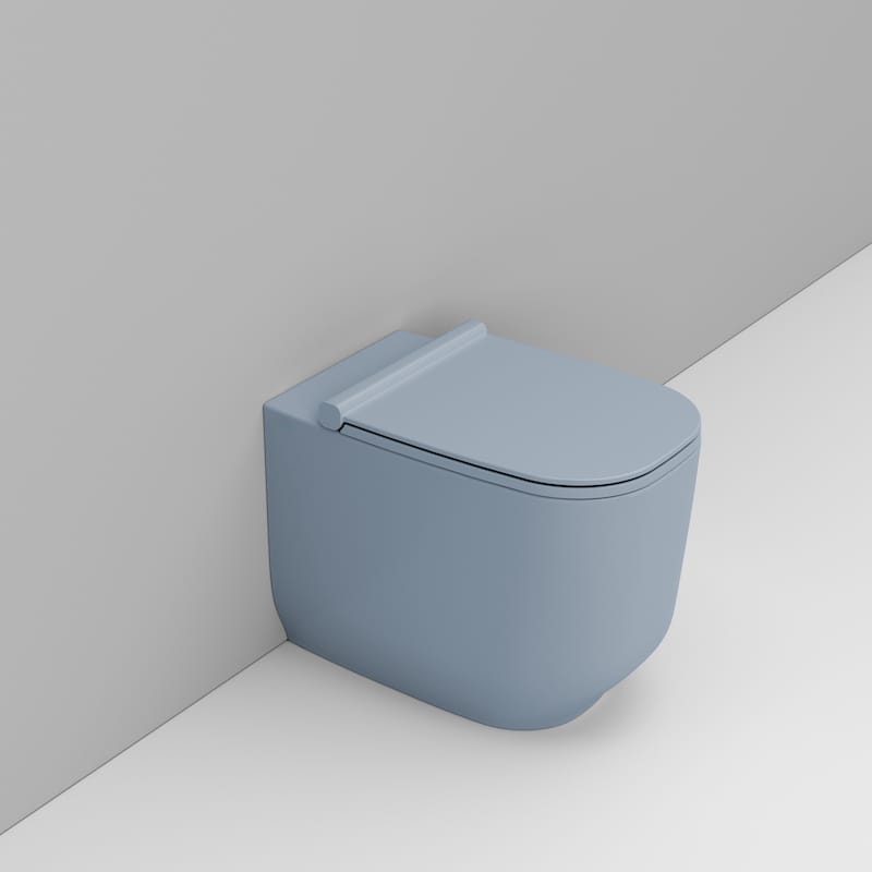 Ceramica Dolomite Alba cuvette de wc sur pied oui bleu D503171