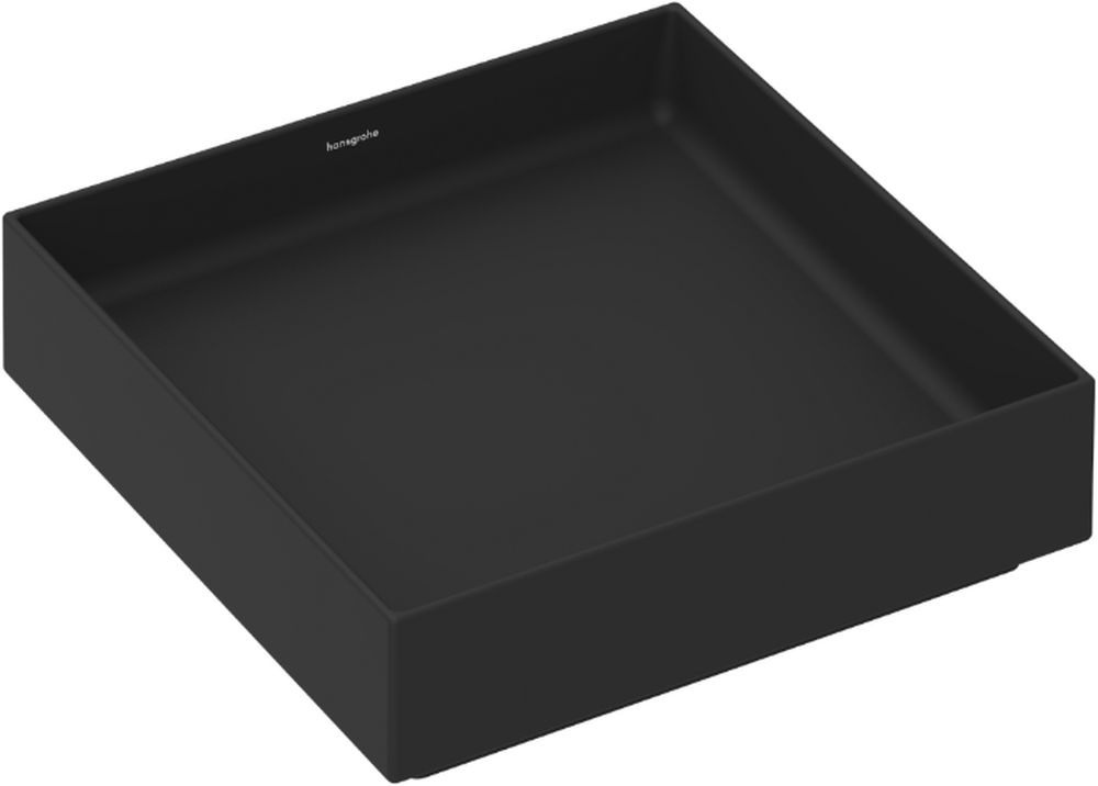 Hansgrohe Xuniva Evo E lavabo 40x40 cm carrée à poser noir mat 60324670
